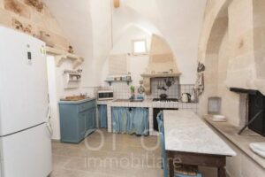 De keuken in te koop staande Villa in Puglia