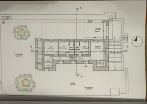 plattegrond BG verdieping villa te koop Puglia